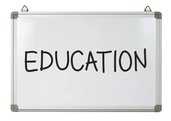 Utbildning word på whiteboard — Stockfoto