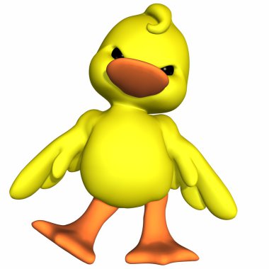 Cute Duck - Toon Figure clipart