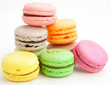 Colorful macaroons clipart