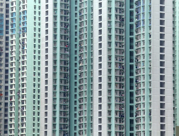 Общественный жилой дом в Гонконге — стоковое фото
