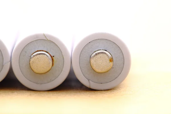 Oude batterijen close-up — Stockfoto