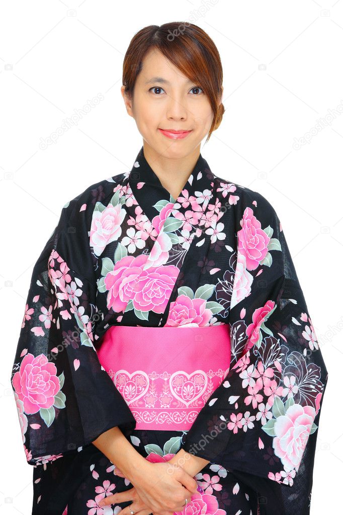 Japanese kimono woman
