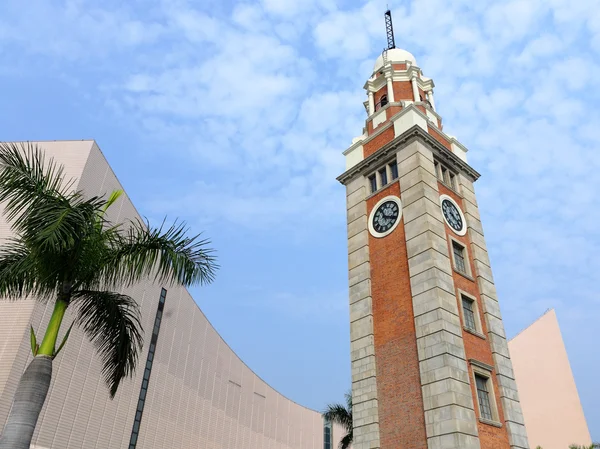 Torre do relógio em Tsim Sha Tsui, Hong Kong — Fotografia de Stock