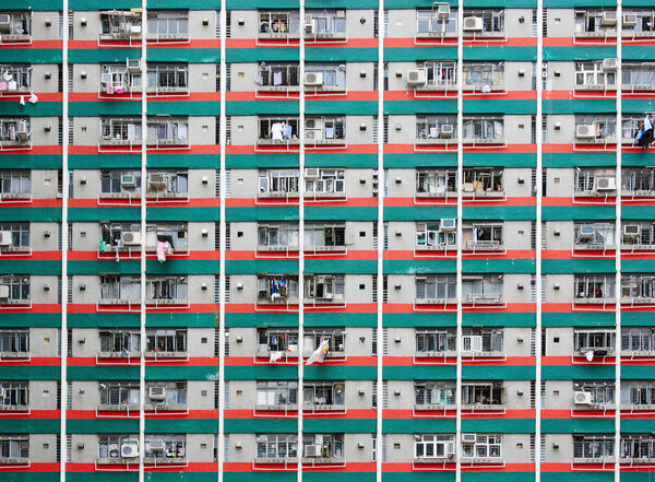 Public apartment block in Hong Kong