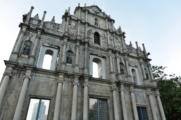 Ruins of St. Paul's Cathedral in Macao — Stock Photo, Image