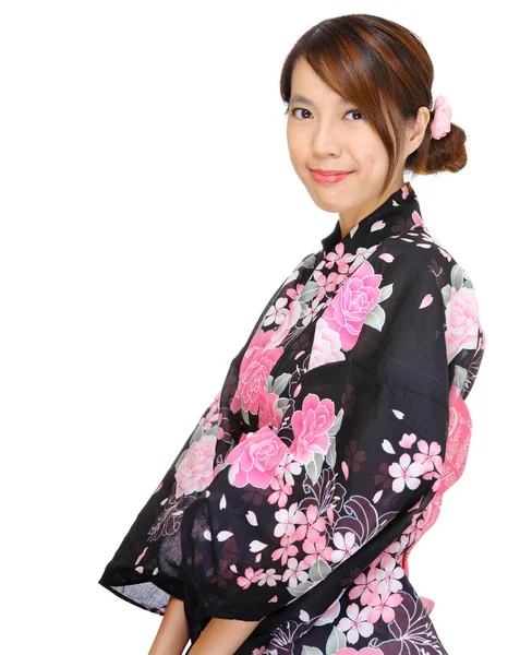 Japoński kimono kobieta — Zdjęcie stockowe