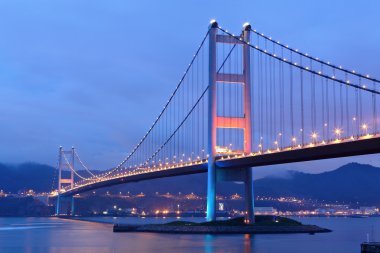 Tsing Ma bridge clipart