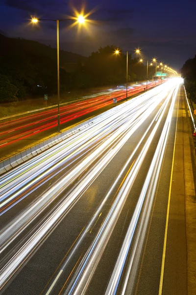 Autopista por la noche —  Fotos de Stock