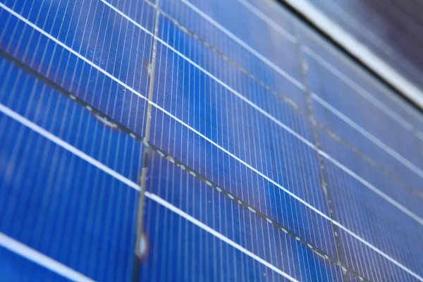 太阳能电池板的单元格 — 图库照片