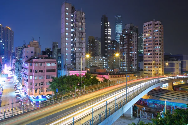 Modern şehir geceleri — Stok fotoğraf