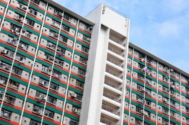 Hong Kong public housing clipart