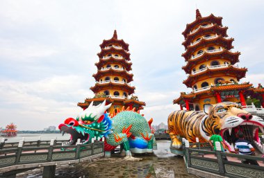 Dragon Tiger Tower clipart