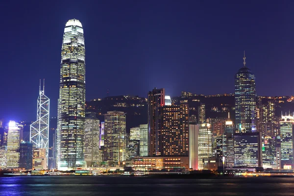 Vista nocturna de Hong Kong — Foto de Stock