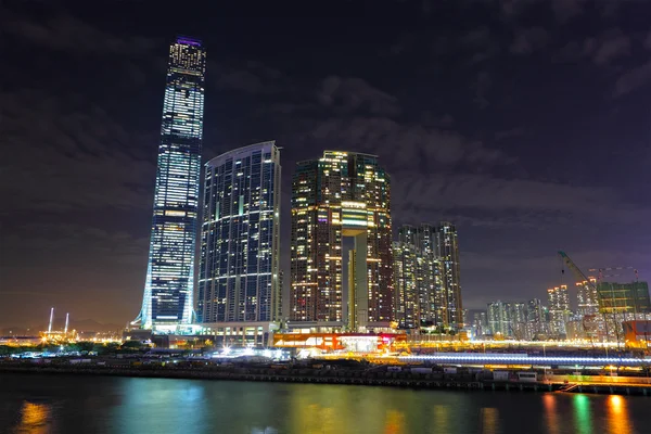 Kowloon à noite — Fotografia de Stock