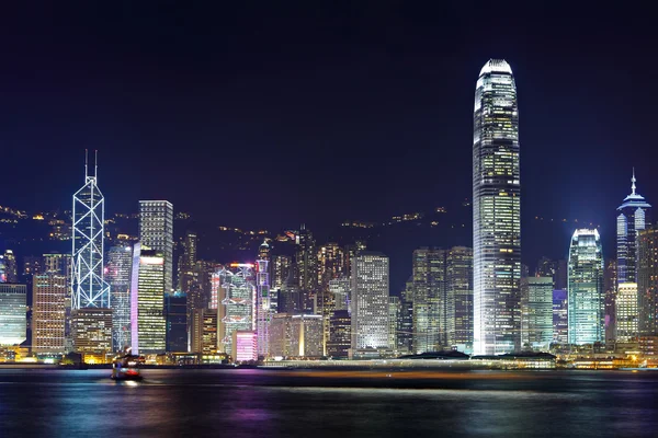 Hong kong v noci — Stock fotografie