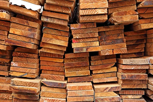 積み上げ建設木材 — ストック写真