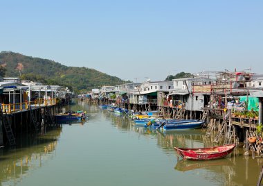 hong Kong Tai o balıkçı köyü