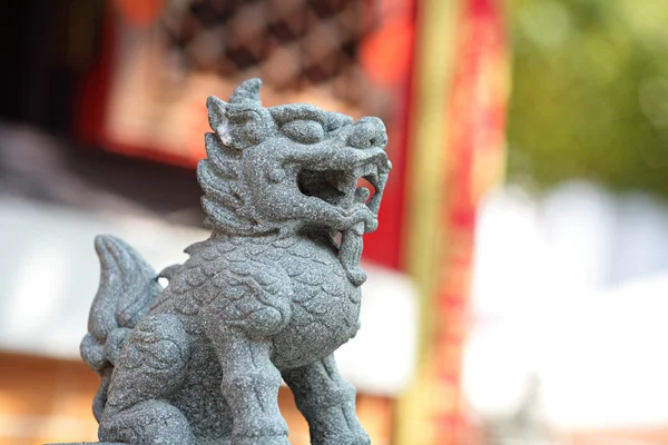 Statua del leone cinese — Foto Stock