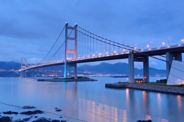 Hong Kong 'da Tsing Ma Köprüsü