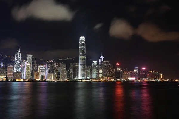 Hong Kong notte — Foto Stock
