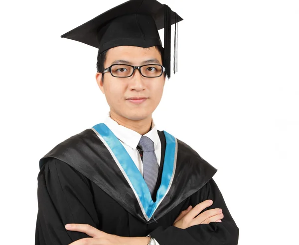 Graduação homem — Fotografia de Stock
