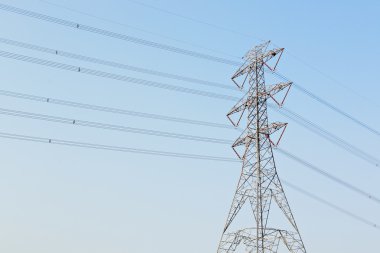 Power transmission tower clipart