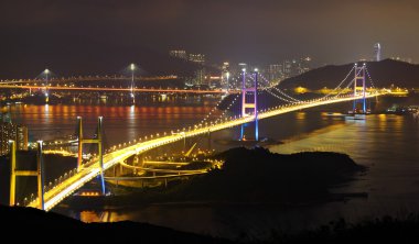 Hong Kong 'da Tsing Ma Köprüsü