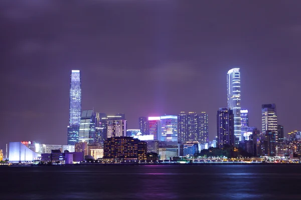 Kowloon τη νύχτα — Φωτογραφία Αρχείου