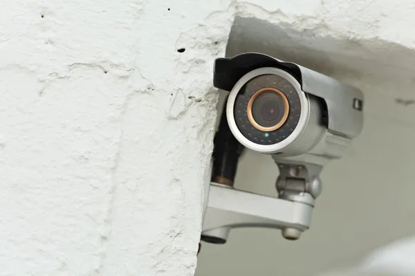 Sistema de segurança de câmera de vídeo — Fotografia de Stock