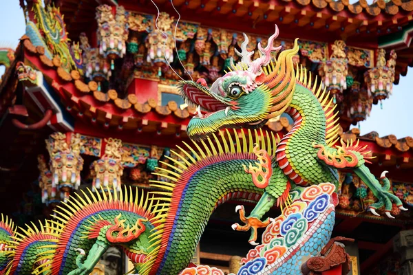 Asiatico tempio drago — Foto Stock