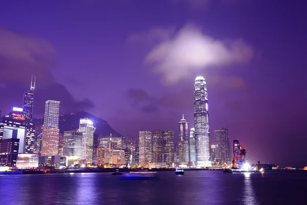 香港的夜空 — 图库照片
