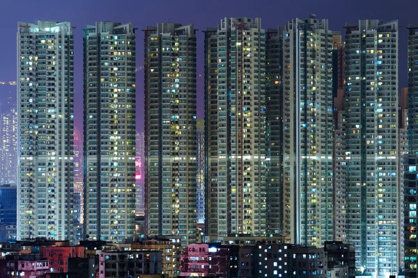 Construção da cidade de Hong Kong — Fotografia de Stock