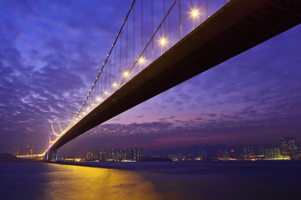 Tsing Ma híd Hong Kongban — Stock Fotó