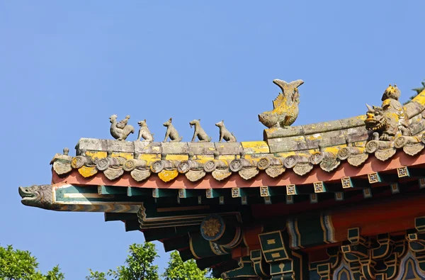 Kiinan temppeli katto — kuvapankkivalokuva