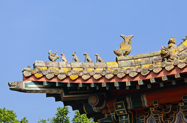 Chinese temple roof