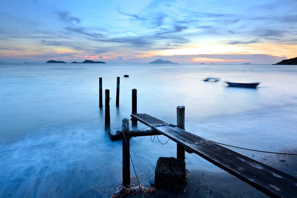 Sunset pier — Stock Photo, Image