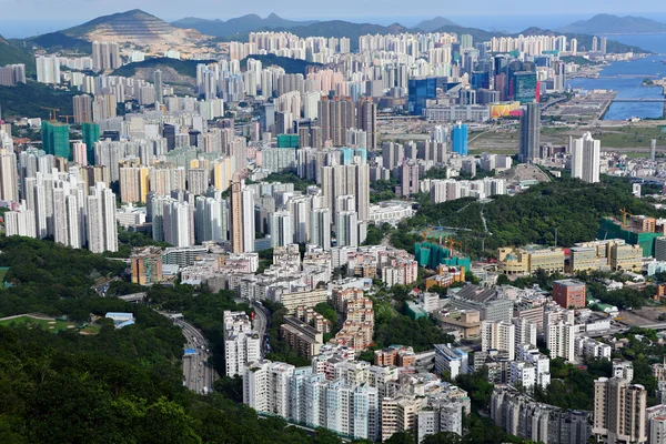 香港混雑建物都市 — ストック写真