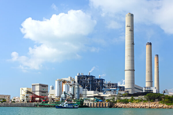 Coal fired electric power station
