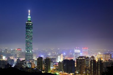 Taipei city gece