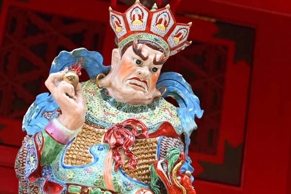Statue im chinesischen Tempel — Stockfoto