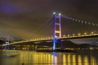 Hong Kong 'da Tsing Ma Köprüsü