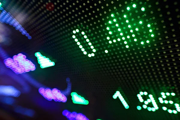 Aktiemarknaden pris display abstrakt — Stockfoto