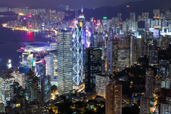 Hong Kong in night — Stock Photo, Image
