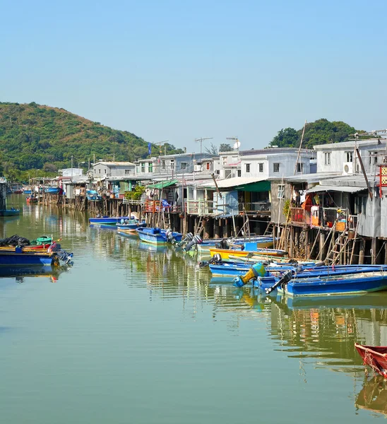 Tai o halászati falu a hong kong-ban — Stock Fotó