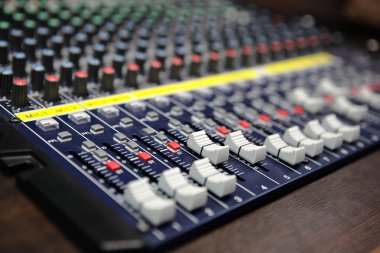 Sound mixer clipart