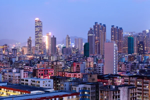 Hong kong zatłoczonych miejskich — Zdjęcie stockowe