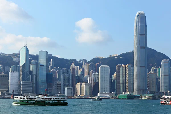 Hong Kongs havn - Stock-foto
