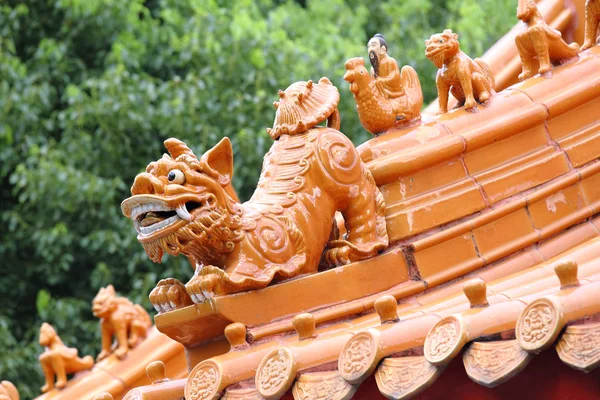 Tetto del tempio cinese — Foto Stock