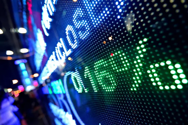 Aktiemarknaden pris abstrakt Stockfoto