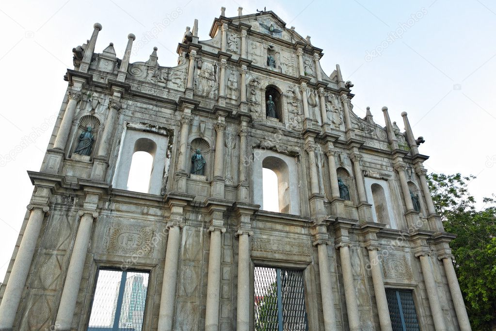 Ruins of St. Paul's Cathedral in Macao
